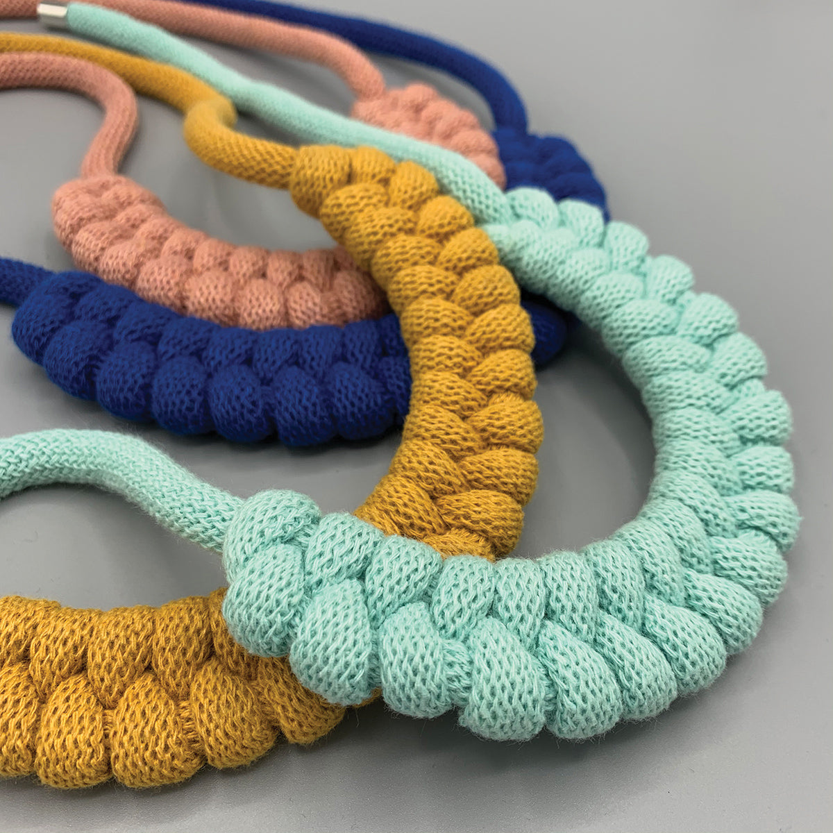 Recycled Cotton Macrame Necklaces