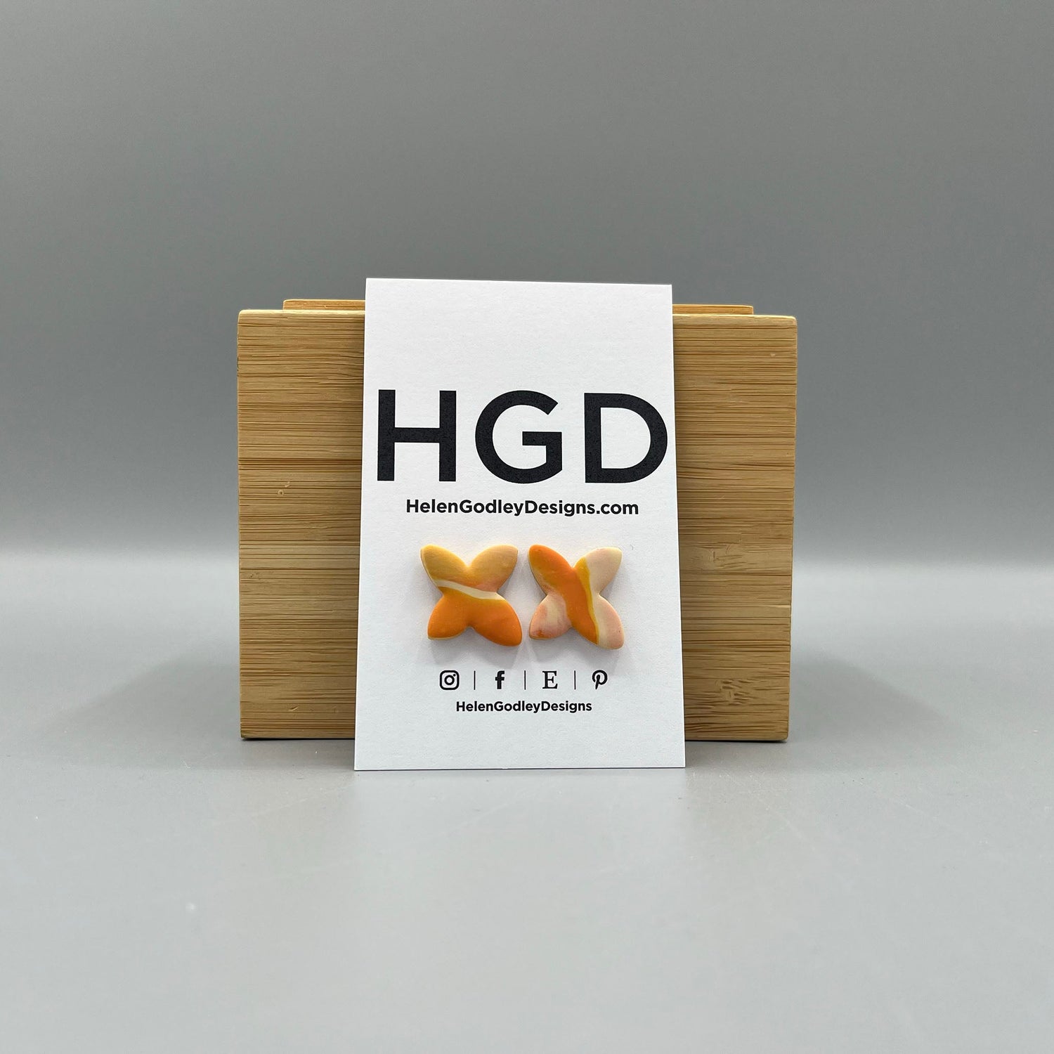 Large Polymer Clay Studs