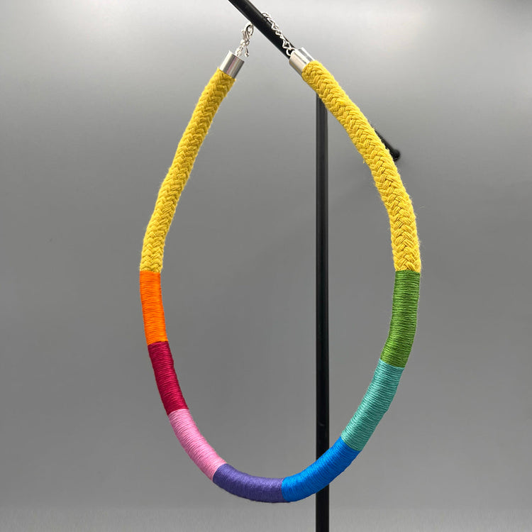 Thread Wrapped Necklaces