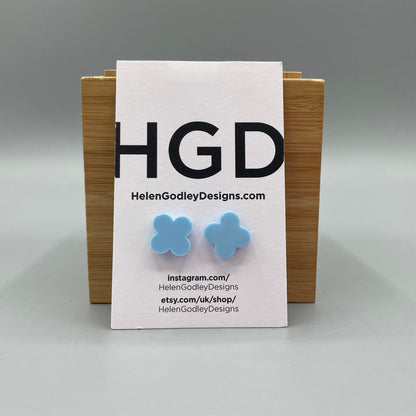 Resin Earring Studs – Flowers