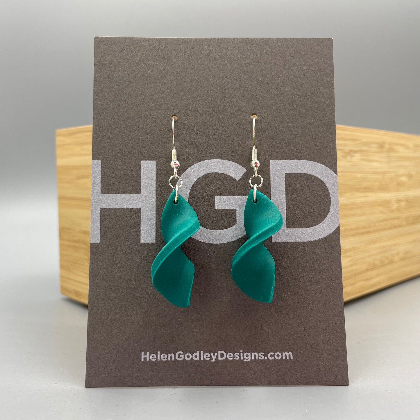 Polymer Clay Dangly Earrings – Twisters