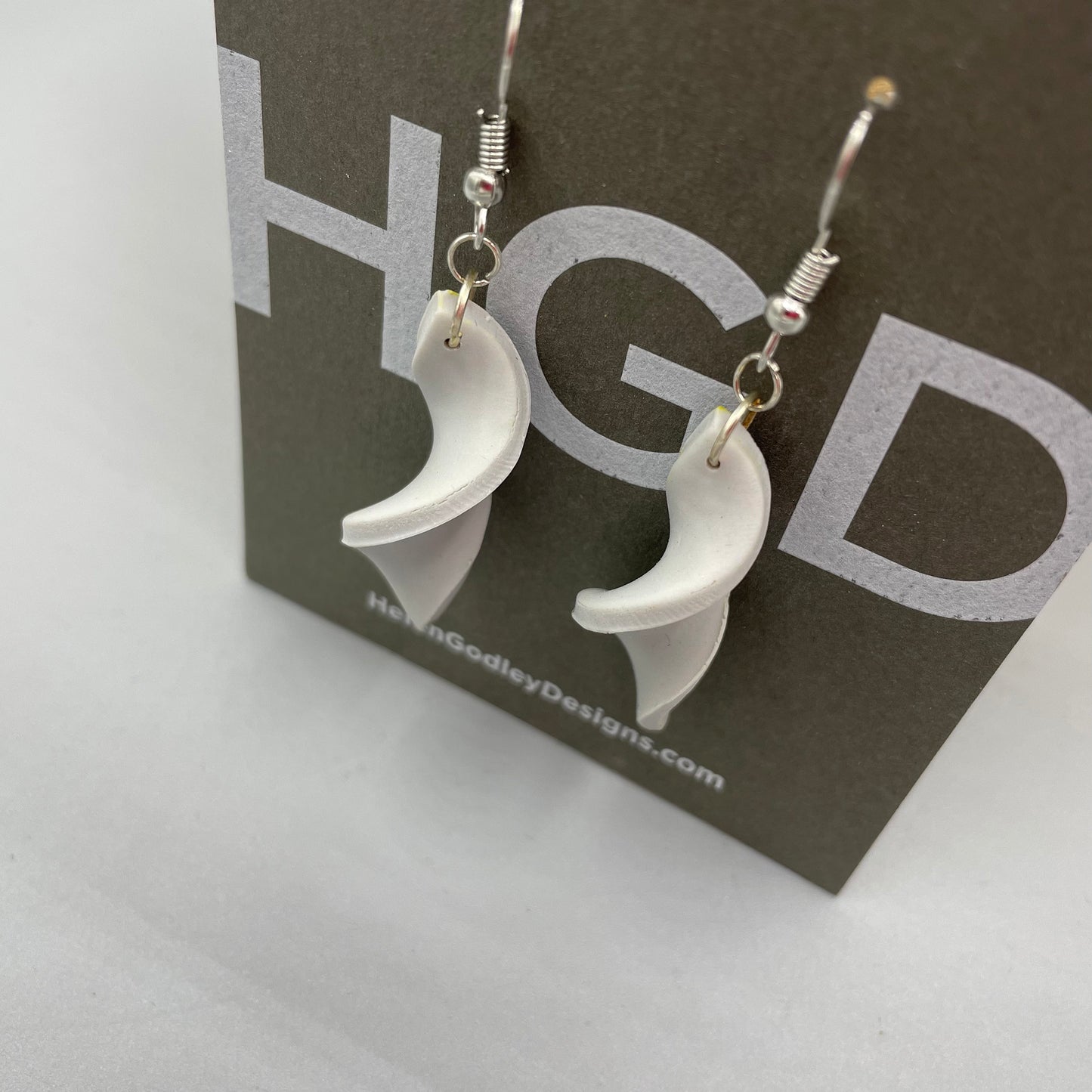 Polymer Clay Dangly Earrings – Twisters