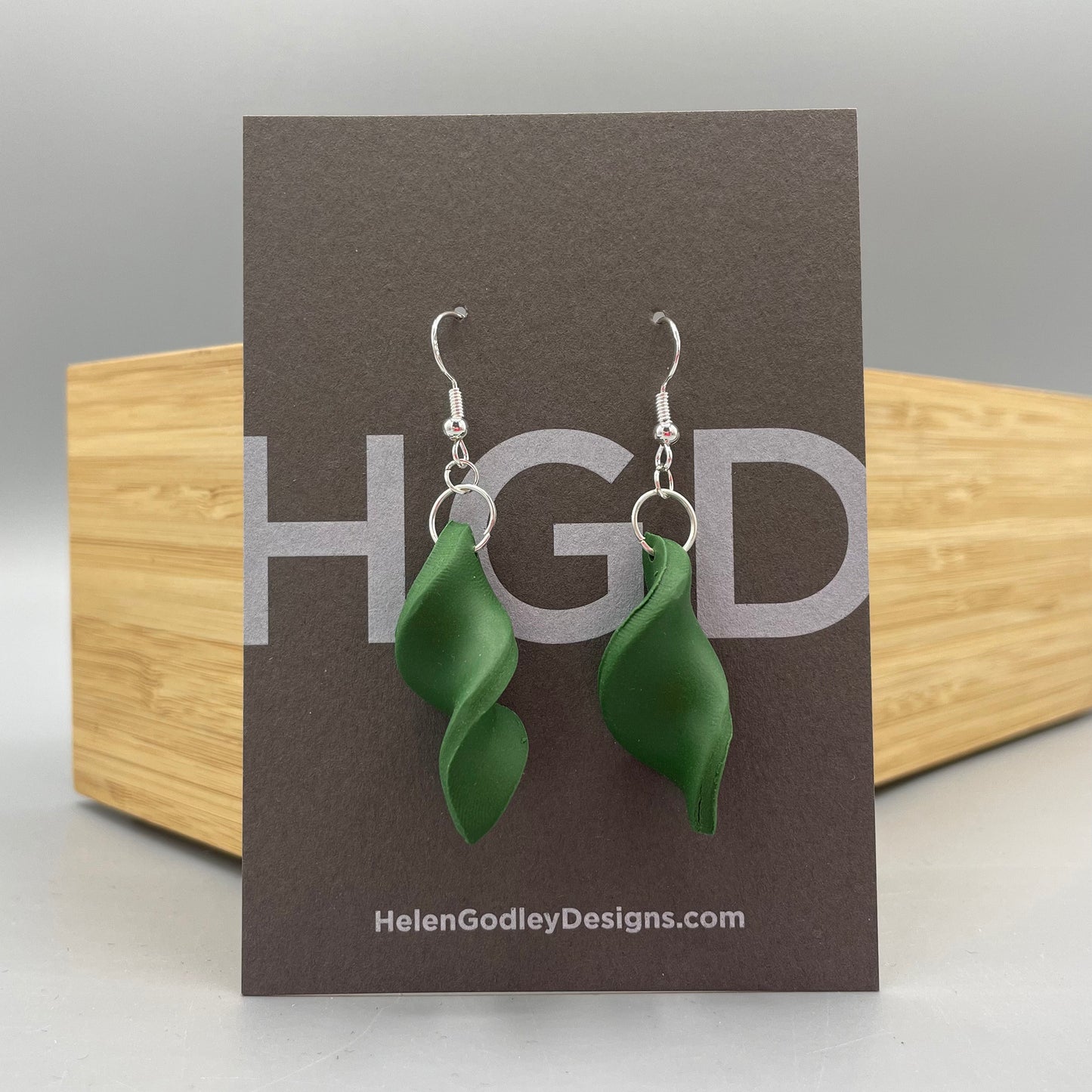 Polymer Clay Dangly Earrings – Twisters