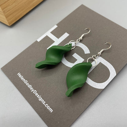 Polymer Clay Dangly Earrings – Twisters