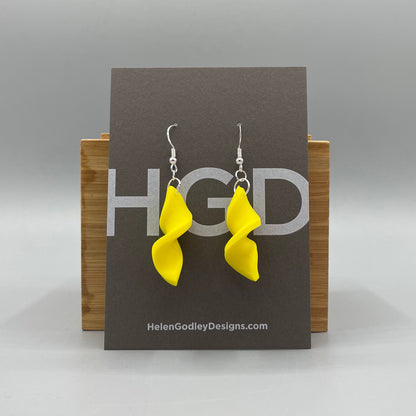 Polymer Clay Dangly Earrings – Twisters