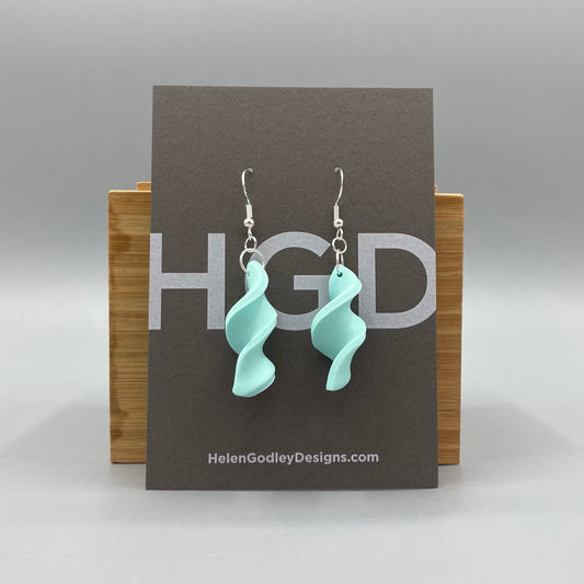 Polymer Clay Dangly Earrings – Twisters