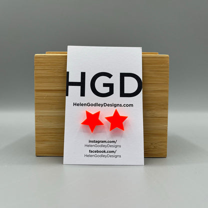 Resin Earring Studs – Stars
