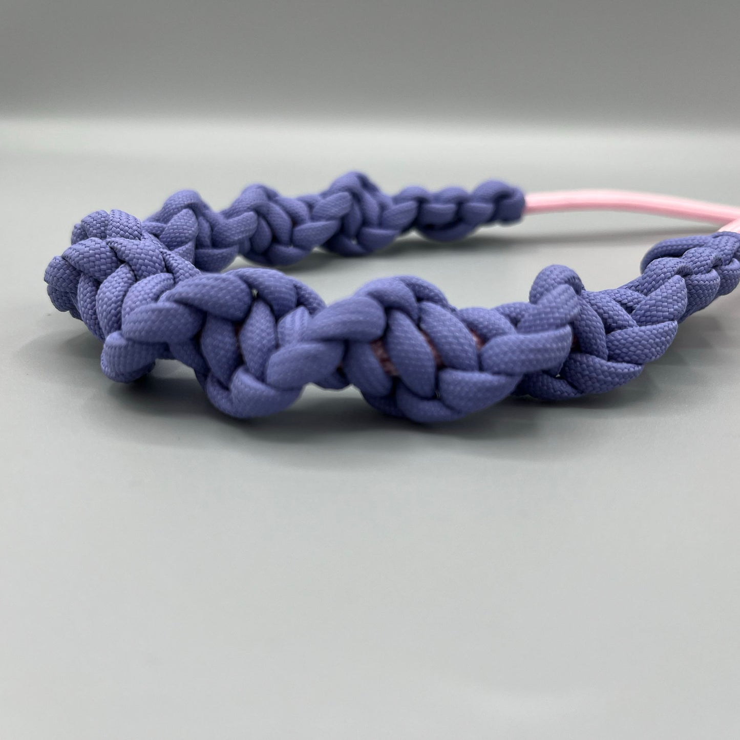 Paracord Macrame Necklace - Lilac & Pink