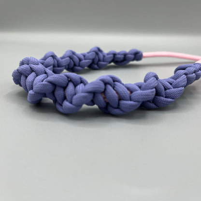 Paracord Macrame Necklace - Lilac & Pink