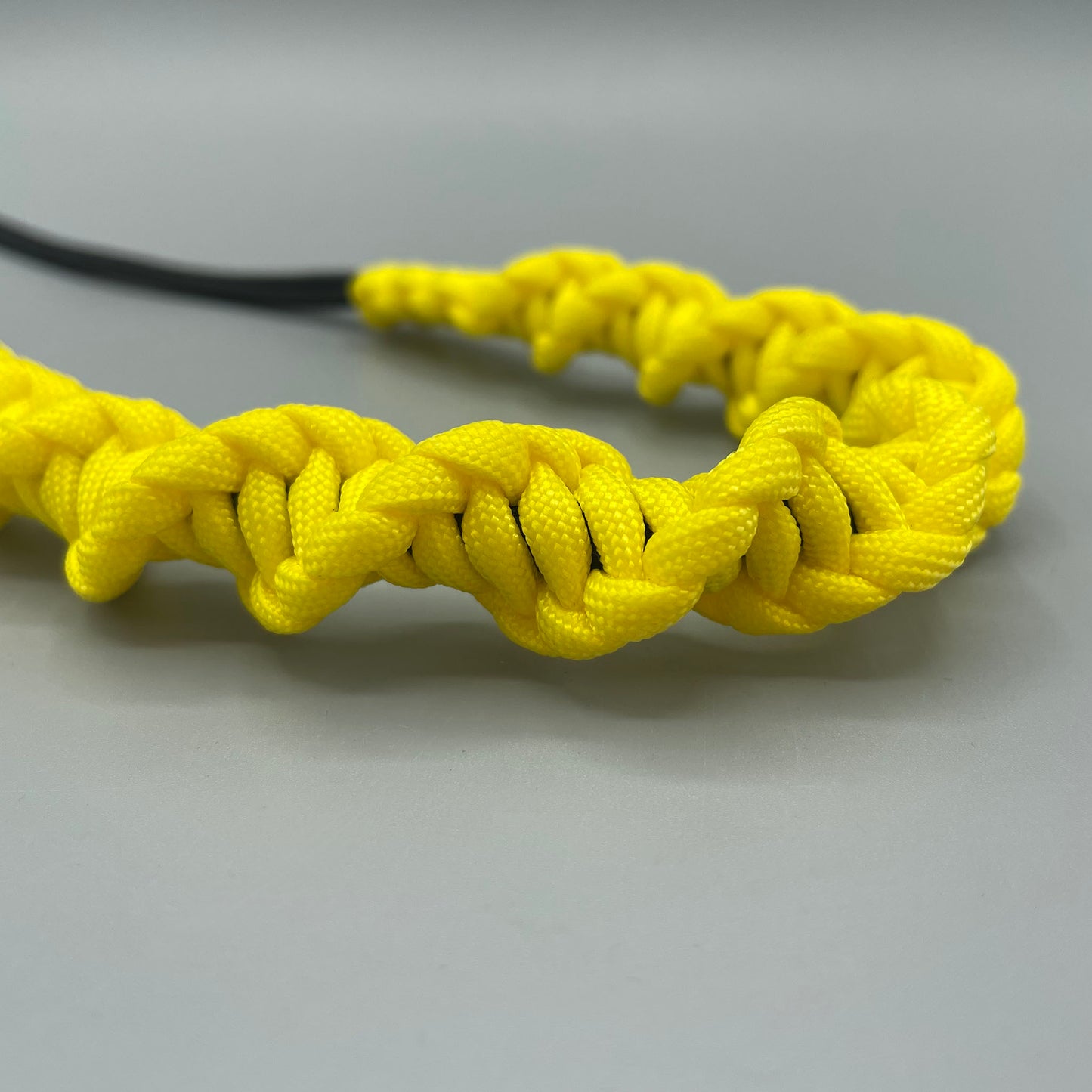 Paracord Macrame Necklace - Yellow & Black